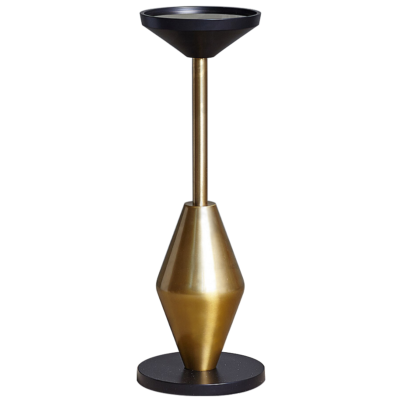 Приставной стол Omondi Side Table Черный Латунь Приставной стол Omondi Side Table Черный Латунь в Челябинске | Loft Concept