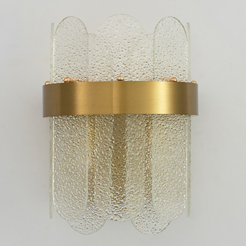 Бра Blount Raised Wall Lamp Прозрачное Стекло Латунь Бра Blount Raised Wall Lamp Прозрачное Стекло Латунь в Челябинске | Loft Concept