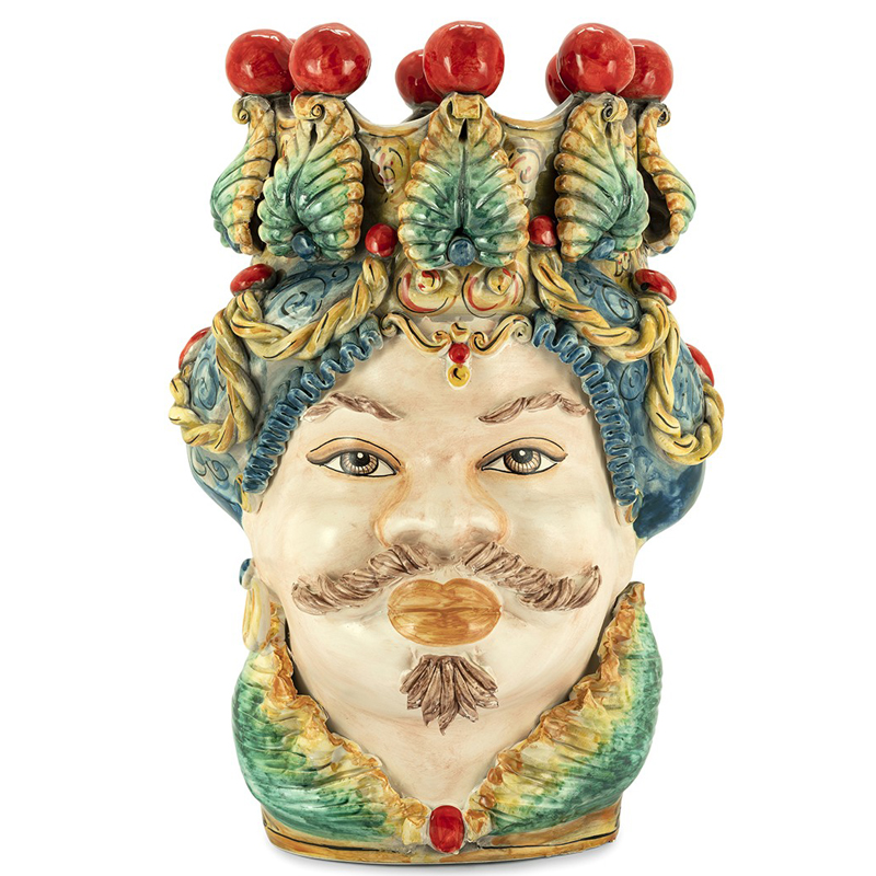 Ваза VASE MORO MAN BIG TRAD. Мульти Ваза VASE MORO MAN BIG TRAD. Мульти в Челябинске | Loft Concept