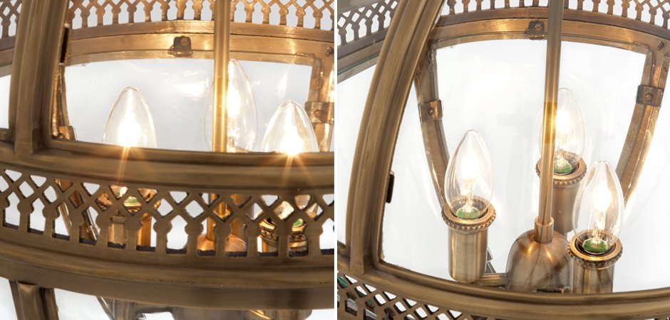 Люстра Lantern Residential Brass M Люстра Lantern Residential Brass M - Loft-Concept в Челябинске