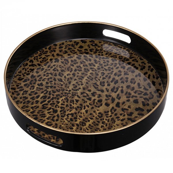 Поднос Leopard Коричневый Поднос Leopard Коричневый в Челябинске | Loft Concept