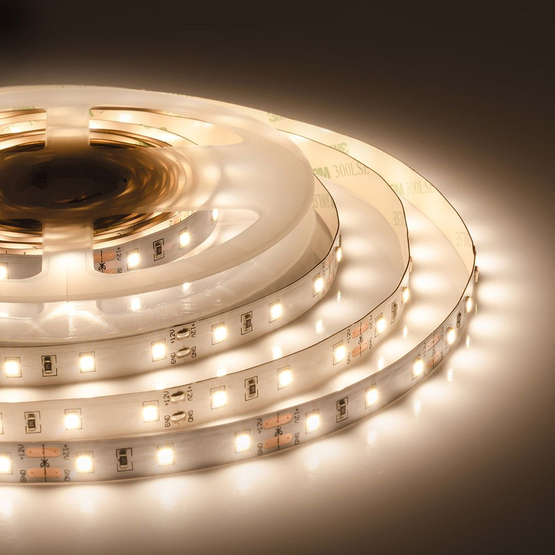 Светодиодная лента 12W/m 60LED/m 2835SMD теплый белый 5M Белый Светодиодная лента 12W/m 60LED/m 2835SMD теплый белый 5M Белый в Челябинске | Loft Concept