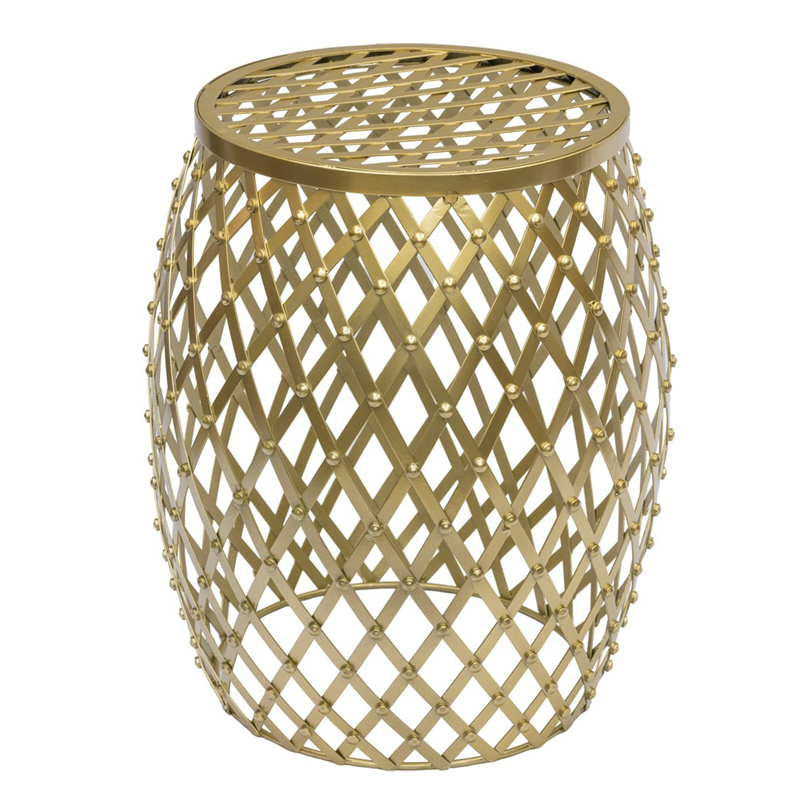 Табурет Stool Barrel Золотой Табурет Stool Barrel Золотой в Челябинске | Loft Concept
