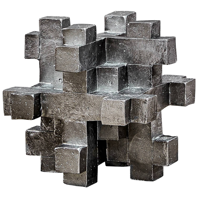 Аксессуар Cube Abstraction Серебряный Аксессуар Cube Abstraction Серебряный в Челябинске | Loft Concept