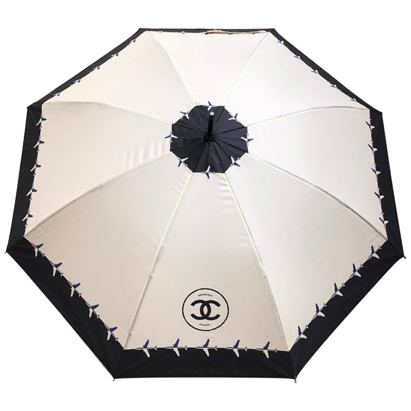 Зонт раскладной CHANEL дизайн 015 Бежевый цвет Бежевый Черный Коричневый Зонт раскладной CHANEL дизайн 015 Бежевый цвет Бежевый Черный Коричневый в Челябинске | Loft Concept