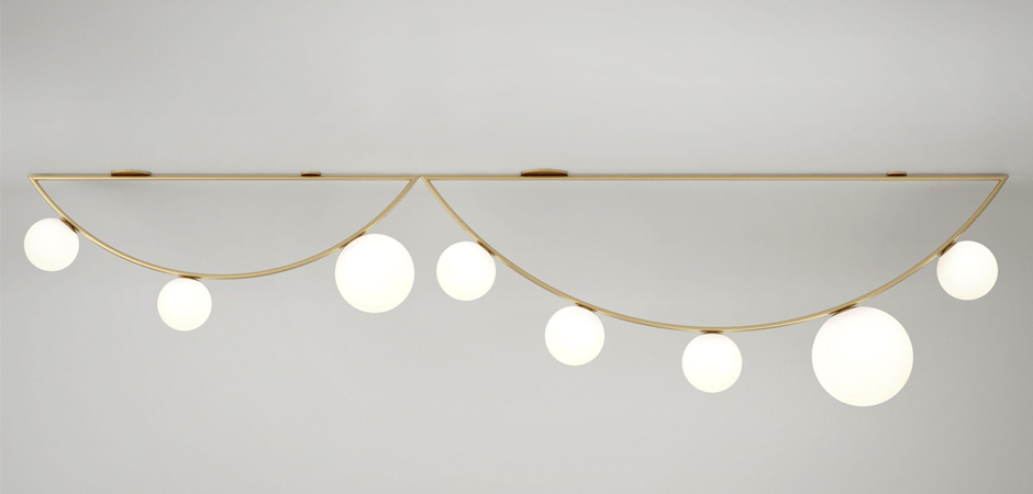Потолочный светильник Atelier Areti Girlande Ceiling Crescent 5 Потолочный светильник Atelier Areti Girlande Ceiling Crescent 5 - Loft-Concept в Челябинске