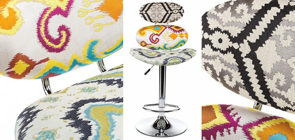 Барный стул Ikat Bar Stool Барный стул Ikat Bar Stool - Loft-Concept в Челябинске