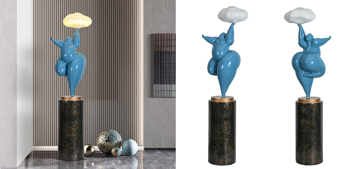 Торшер In The Clouds Blue Floor Lamp - фото