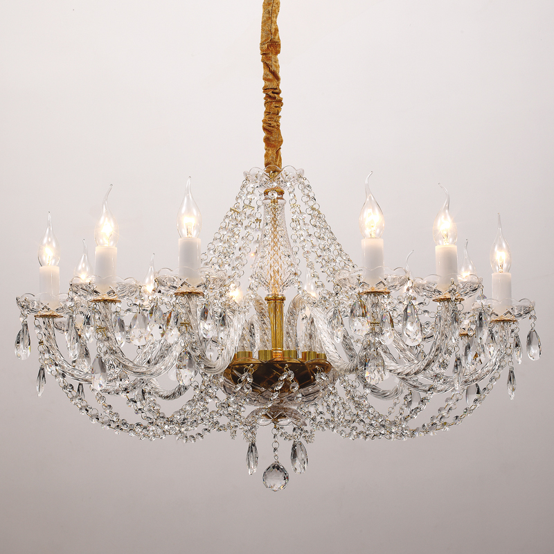 Люстра Melisa Chandelier 82 Прозрачный Глянцевое золото Люстра Melisa Chandelier 82 Прозрачный Глянцевое золото в Челябинске | Loft Concept