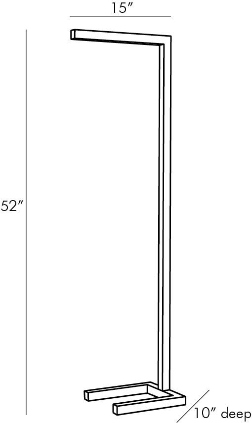 Торшер Arteriors SALFORD FLOOR LAMP Black в Челябинске