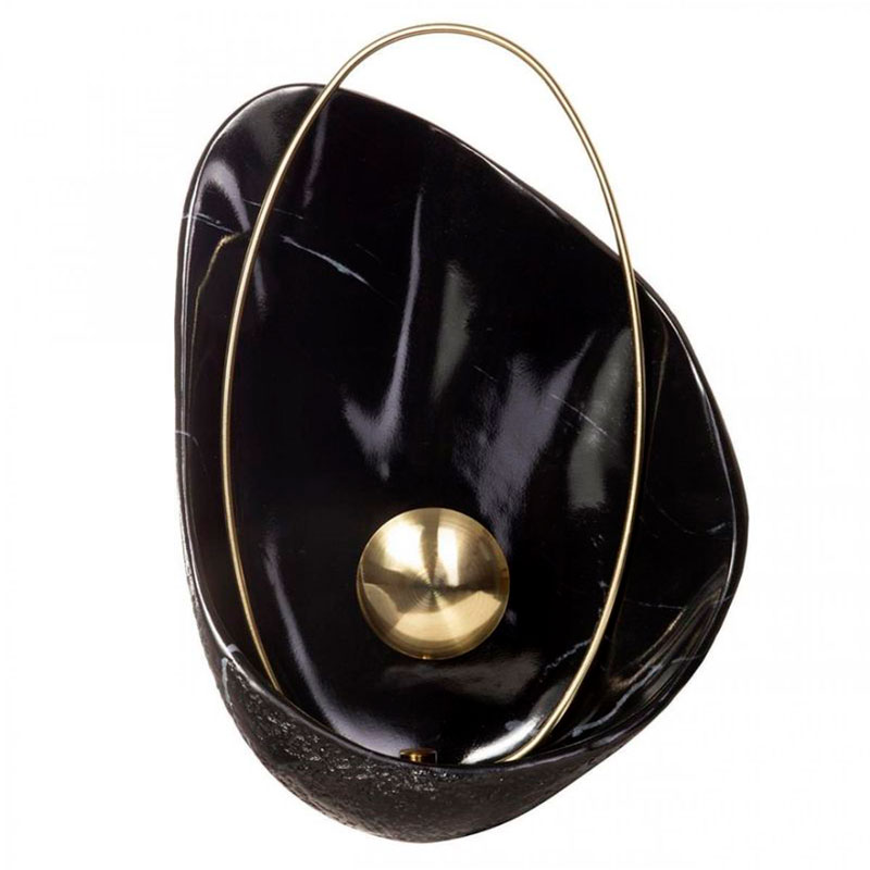 Бра Черная Жемчужина Ginger & Jagger Pearl WALL LAMP Черный Глянцевое золото Бра Черная Жемчужина Ginger & Jagger Pearl WALL LAMP Черный Глянцевое золото в Челябинске | Loft Concept