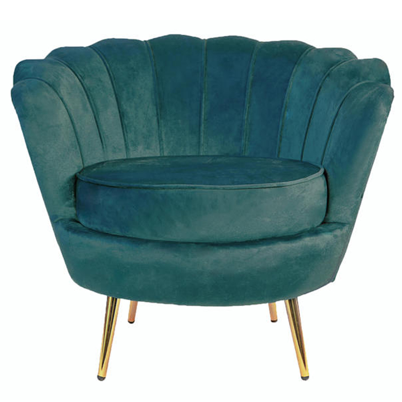 Кресло Бирюзовый велюр Trapezium Turquoise velvet Бирюзовый Кресло Бирюзовый велюр Trapezium Turquoise velvet Бирюзовый в Челябинске | Loft Concept