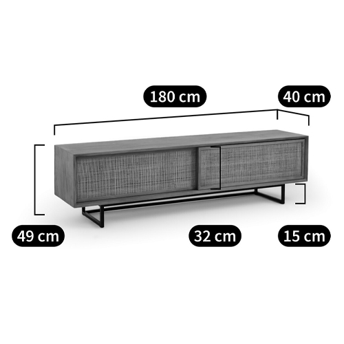 ТВ-тумба из массива тика Busto TV Stand ТВ-тумба из массива тика Busto TV Stand в Челябинске