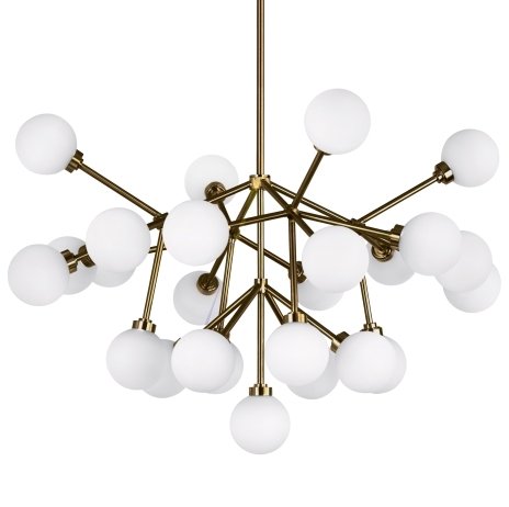 Люстра Tech Lighting Mara Chandelier Золотой Белый Люстра Tech Lighting Mara Chandelier Золотой Белый в Челябинске | Loft Concept