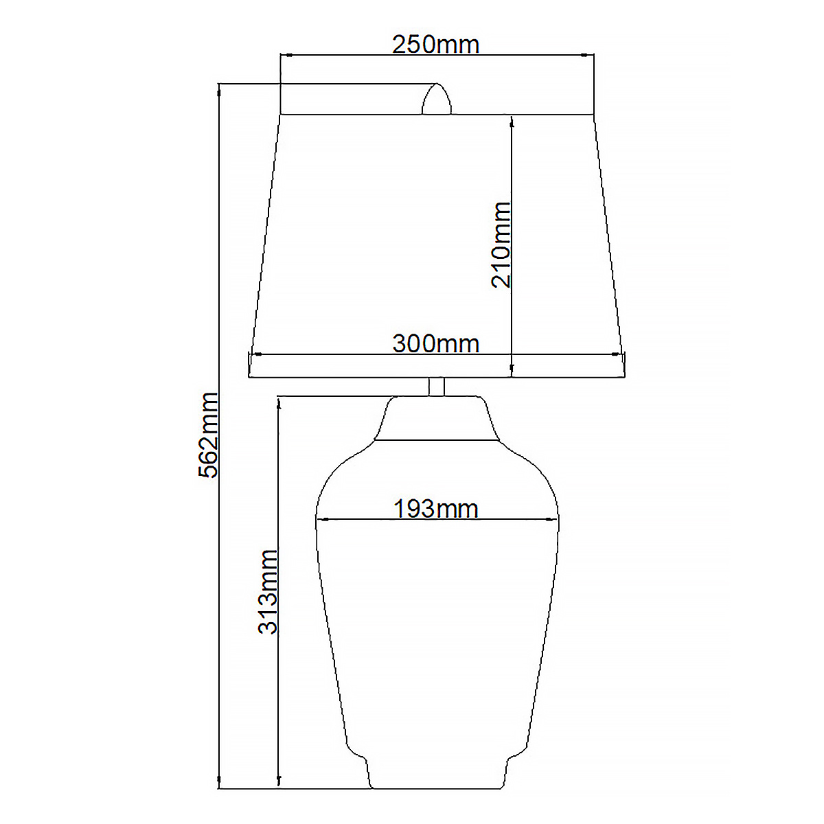 Настольная лампа с белым конусным абажуром и ребристым керамическим основанием Quintiesse в Челябинске