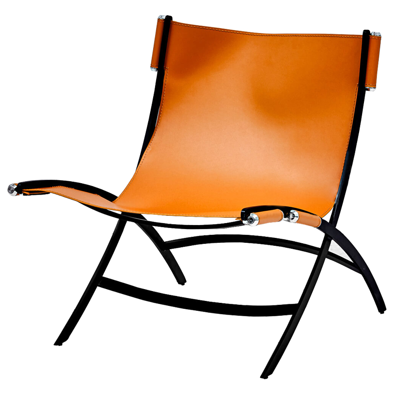 Кресло Ambre Chair Оранжевый Черный Кресло Ambre Chair Оранжевый Черный в Челябинске | Loft Concept