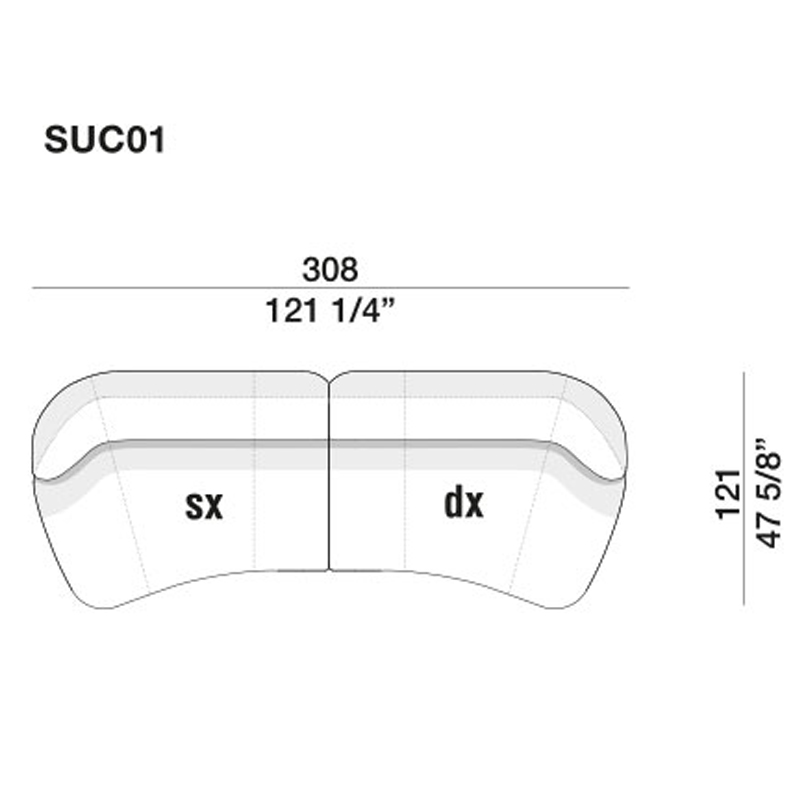 Дизайнерский модульный диван SURF Modular Sofa в Челябинске