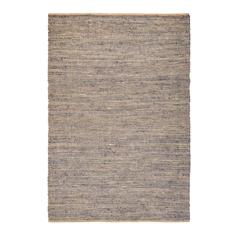 Ковер Rectangular Carpet blue 100% джут Бежевый Синий Ковер Rectangular Carpet blue 100% джут Бежевый Синий в Челябинске | Loft Concept
