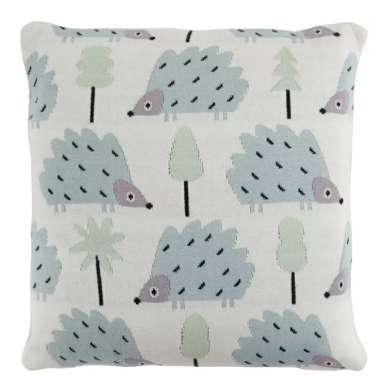 Подушка Blue Hedgehogs Мульти Подушка Blue Hedgehogs Мульти в Челябинске | Loft Concept