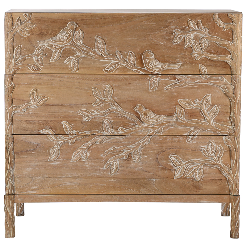 Комод с птицами Land & Sky Chest of Drawers Древесина Комод с птицами Land & Sky Chest of Drawers Древесина в Челябинске | Loft Concept