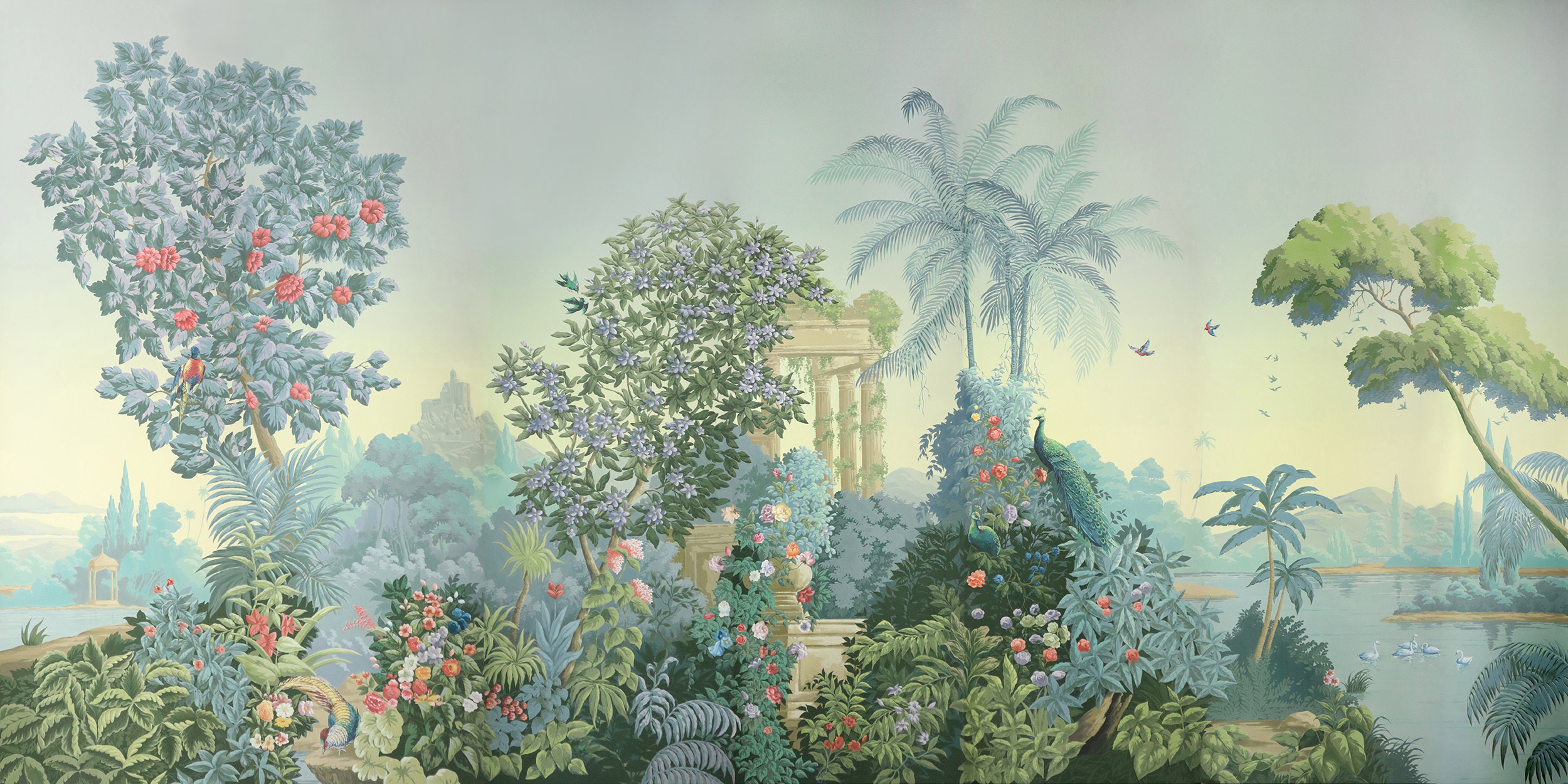 Обои ручная роспись Paradise Lost Celeste on scenic paper Обои ручная роспись Paradise Lost Celeste on scenic paper - постер Loft-Concept в Челябинске