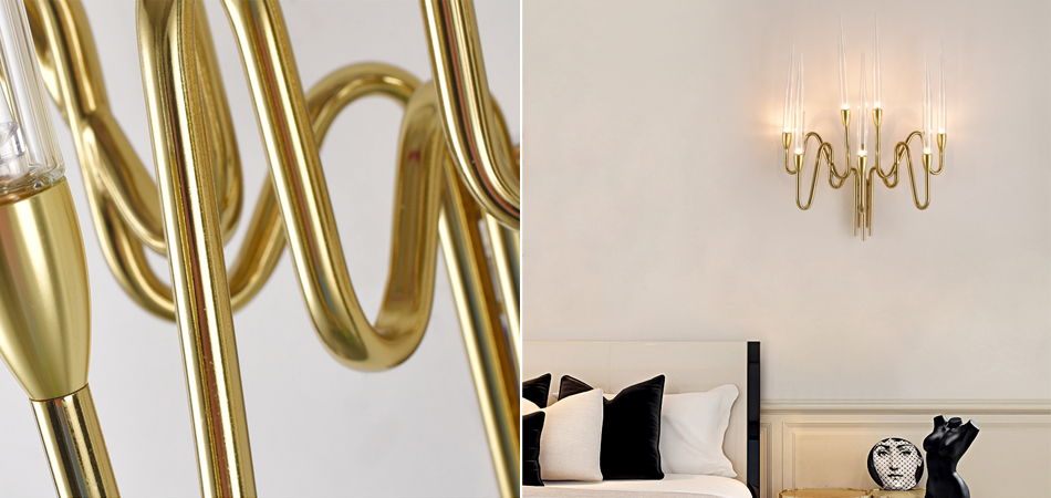 Бра Golden candle 3 Wall Sconce 7 ламп Бра Golden candle 3 Wall Sconce 7 ламп - Loft-Concept в Челябинске