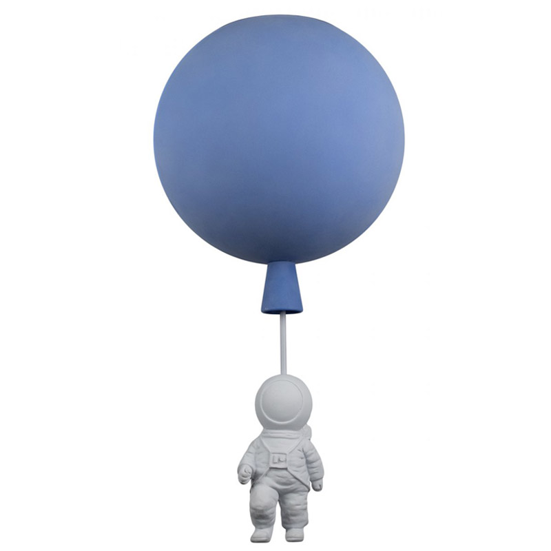 Потолочный светильник Cosmonaut blue ball Синий Потолочный светильник Cosmonaut blue ball Синий в Челябинске | Loft Concept