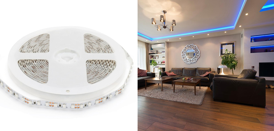 Светодиодная лента 9,6W/m 120LED/m 3528SMD синий 5M Светодиодная лента 9,6W/m 120LED/m 3528SMD синий 5M - Loft-Concept в Челябинске