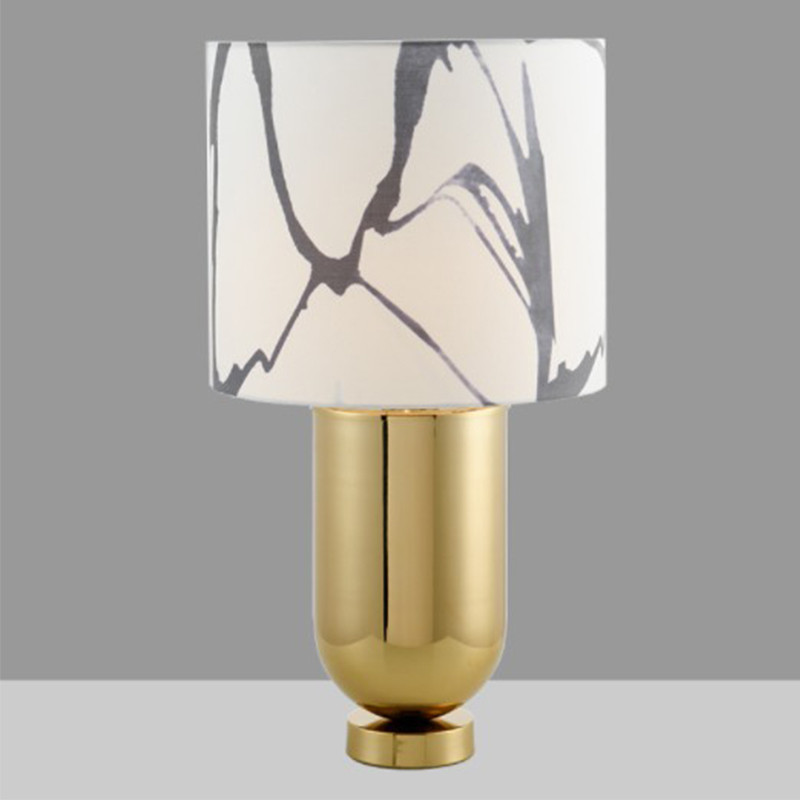 Настольная лампа Adeline Gold Table Lamp Золотой Белый Настольная лампа Adeline Gold Table Lamp Золотой Белый в Челябинске | Loft Concept