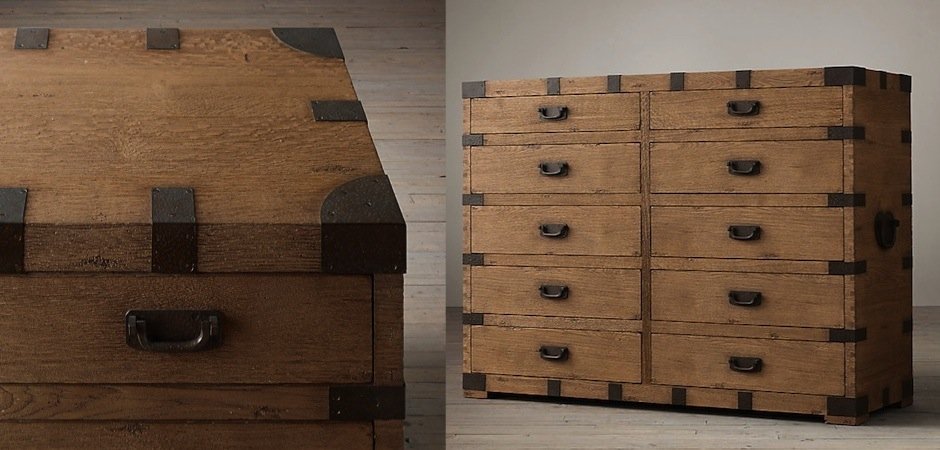 Комод в винтажном стиле Vintage Antique Oak Big Комод в винтажном стиле Vintage Antique Oak Big - Loft-Concept в Челябинске