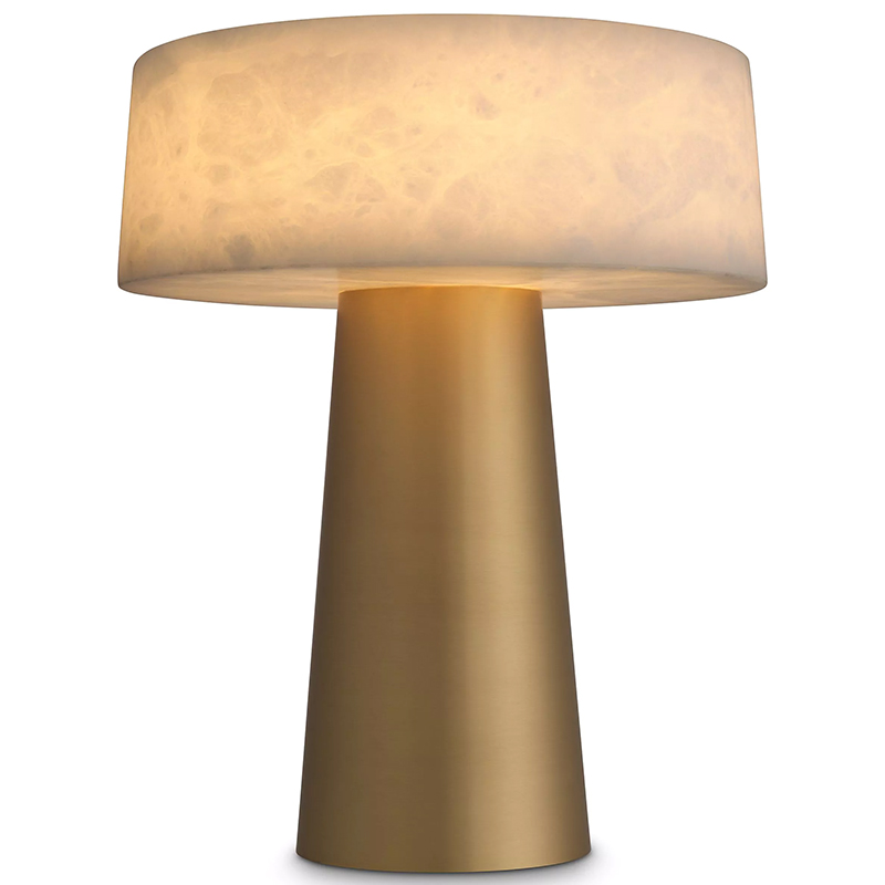 Настольная лампа Eichholtz Table Lamp Cinco Латунь Бежевый Настольная лампа Eichholtz Table Lamp Cinco Латунь Бежевый в Челябинске | Loft Concept