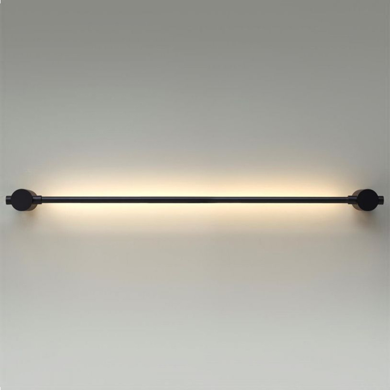 Черное светодиодное бра Trumpet tube Wide Черный матовый Черный Черное светодиодное бра Trumpet tube Wide Черный матовый Черный в Челябинске | Loft Concept