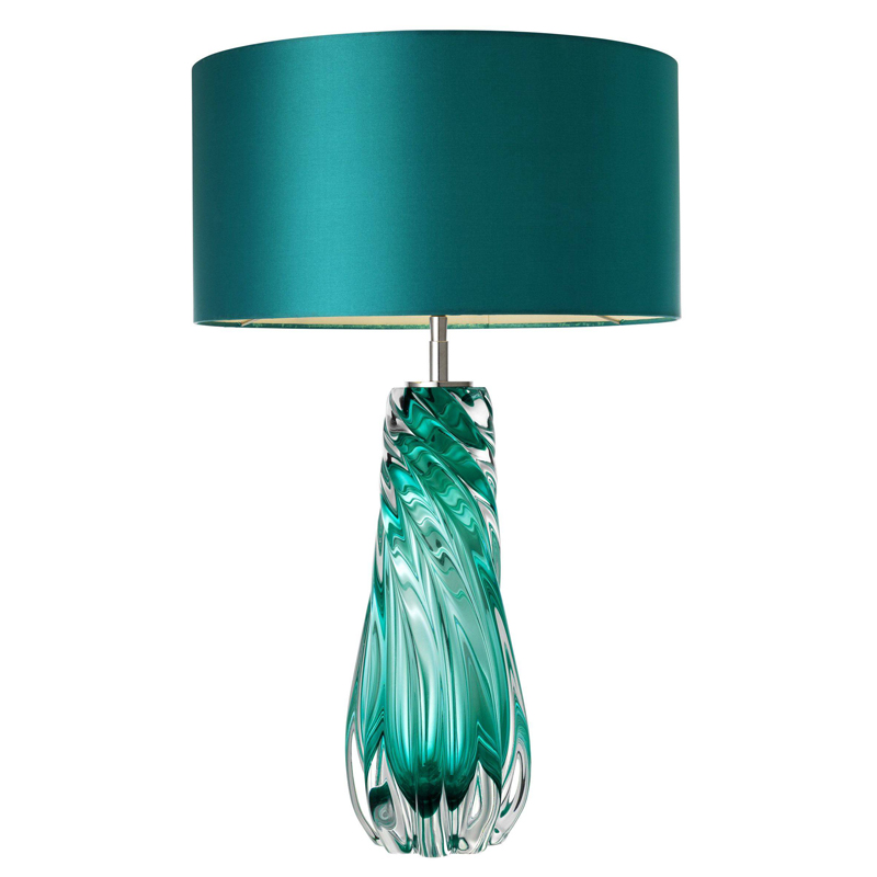 Настольная лампа Eichholtz Table Lamp Barron Бирюзовый Никель Настольная лампа Eichholtz Table Lamp Barron Бирюзовый Никель в Челябинске | Loft Concept