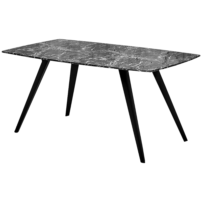Обеденный стол Martan Table Черно-белый Черный Обеденный стол Martan Table Черно-белый Черный в Челябинске | Loft Concept