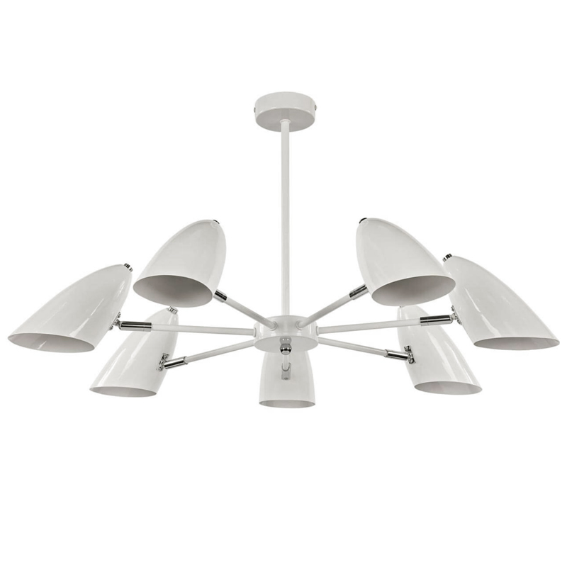 Люстра Retro Future White Белый Люстра Retro Future White Белый в Челябинске | Loft Concept