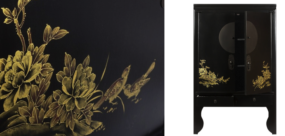 Шкаф Chinese Bird Black Шкаф Chinese Bird Black - Loft-Concept в Челябинске