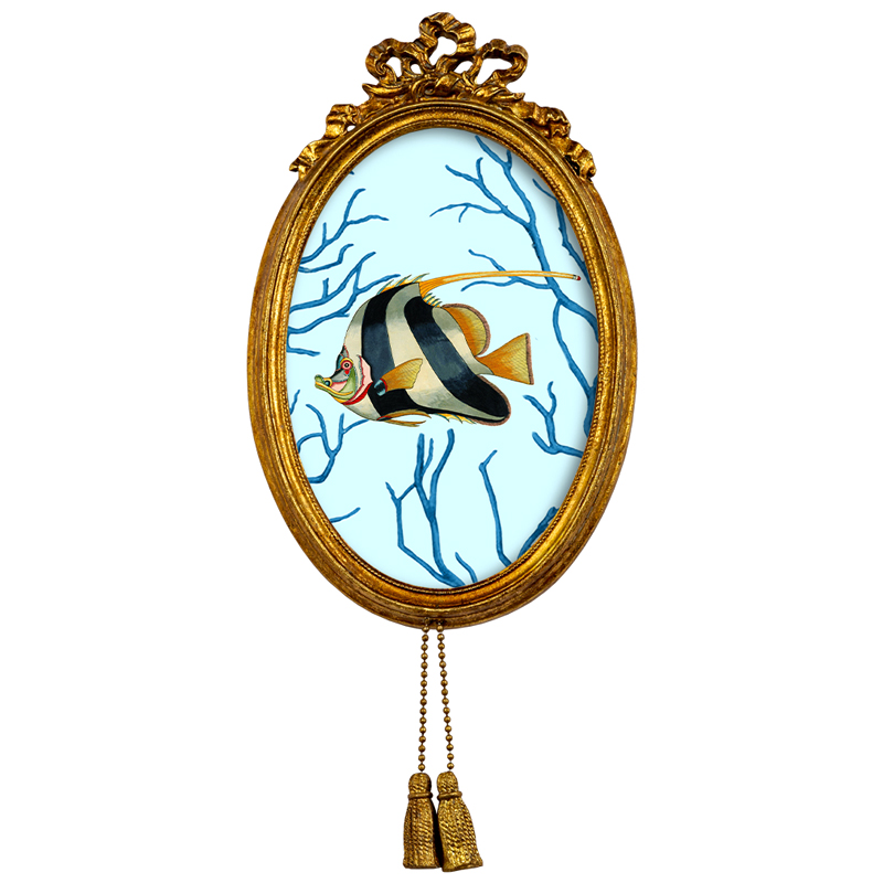 Постер Seashell Still Life с кисточками 2 Мульти Золотой Постер Seashell Still Life с кисточками 2 Мульти Золотой в Челябинске | Loft Concept