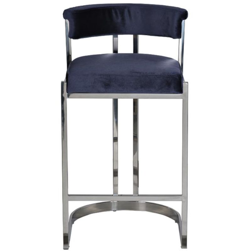 Стул барный Moselle dark blue Темно-синий Стул барный Moselle dark blue Темно-синий в Челябинске | Loft Concept