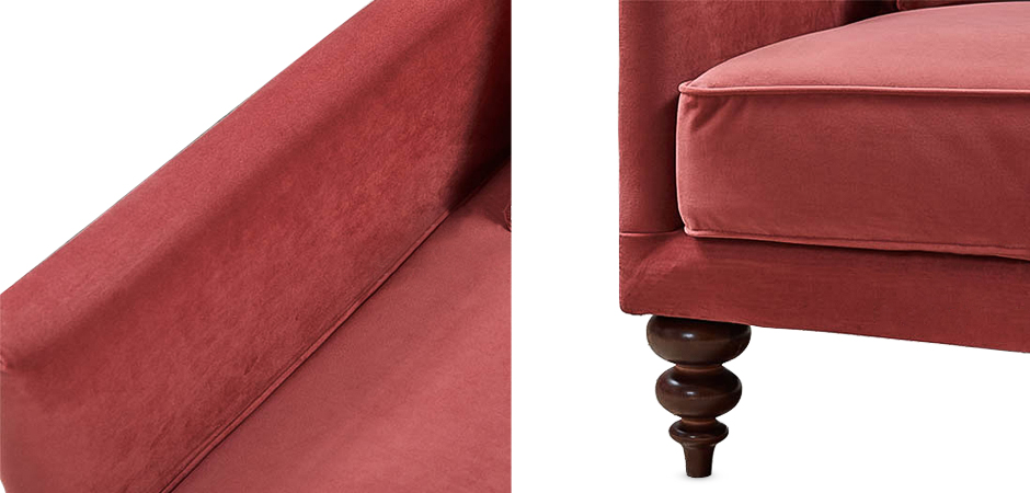 Диван Graceful Details Sofa Crimson Диван Graceful Details Sofa Crimson - Loft-Concept в Челябинске