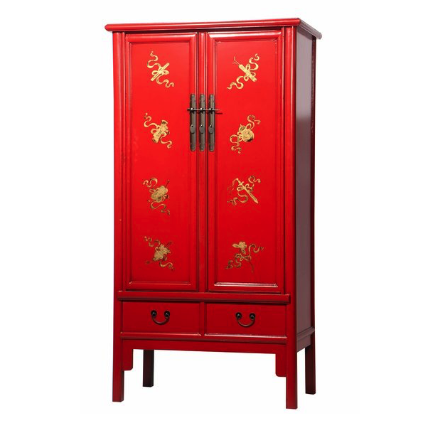 Шкаф Chinese Rack Red Красный Шкаф Chinese Rack Red Красный в Челябинске | Loft Concept