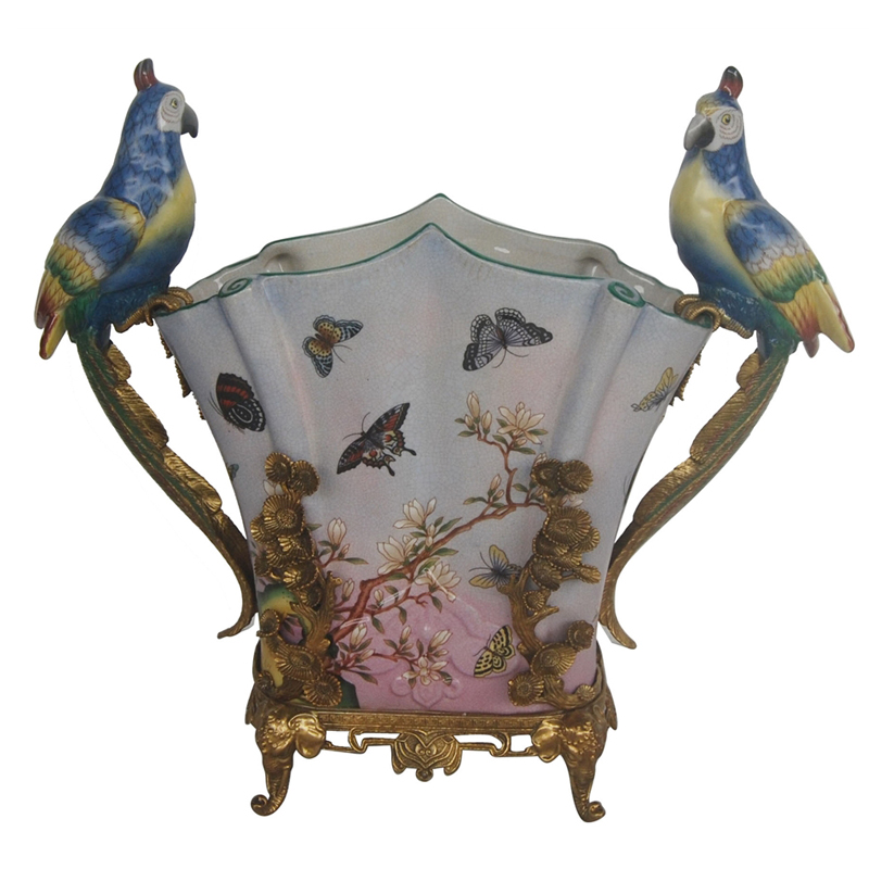 Ваза Parrots Guards Vase Бронза Мульти Ваза Parrots Guards Vase Бронза Мульти в Челябинске | Loft Concept