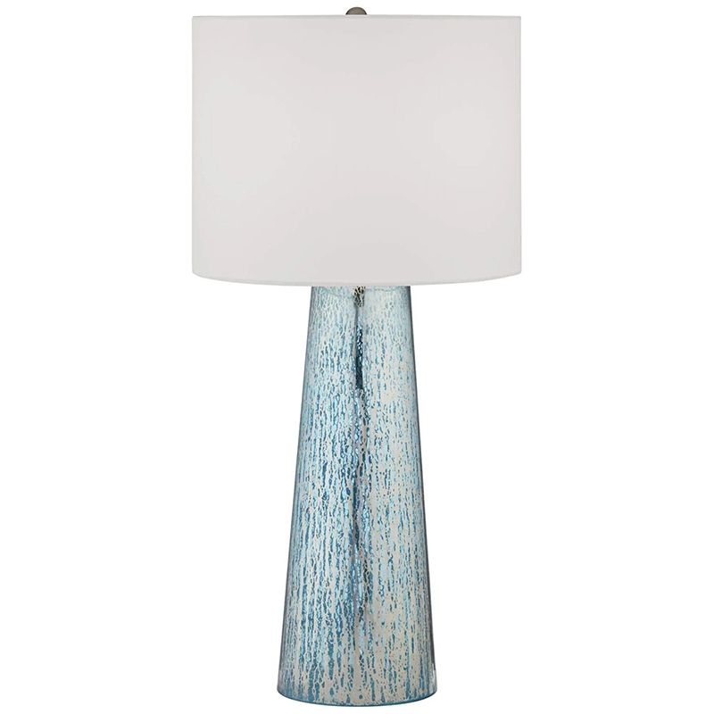 Настольная лампа Claire Lampshade Table Lamp Голубой Белый Настольная лампа Claire Lampshade Table Lamp Голубой Белый в Челябинске | Loft Concept