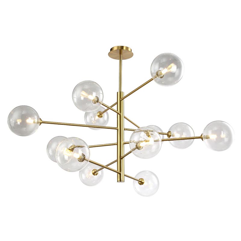 Люстра Gallotti & Radice Chandelier Gold 12 Глянцевое золото Люстра Gallotti & Radice Chandelier Gold 12 Глянцевое золото в Челябинске | Loft Concept