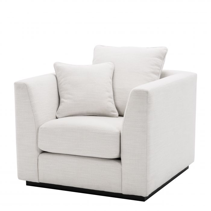Кресло Eichholtz Chair Taylor Белый Черный Кресло Eichholtz Chair Taylor Белый Черный в Челябинске | Loft Concept