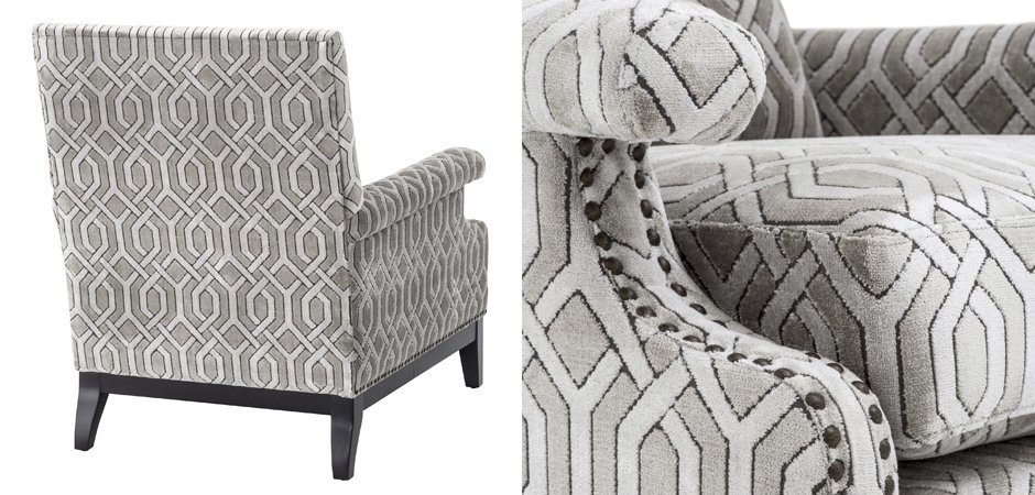 Кресло Eichholtz Chair Goldoni Grey Кресло Eichholtz Chair Goldoni Grey - Loft-Concept в Челябинске