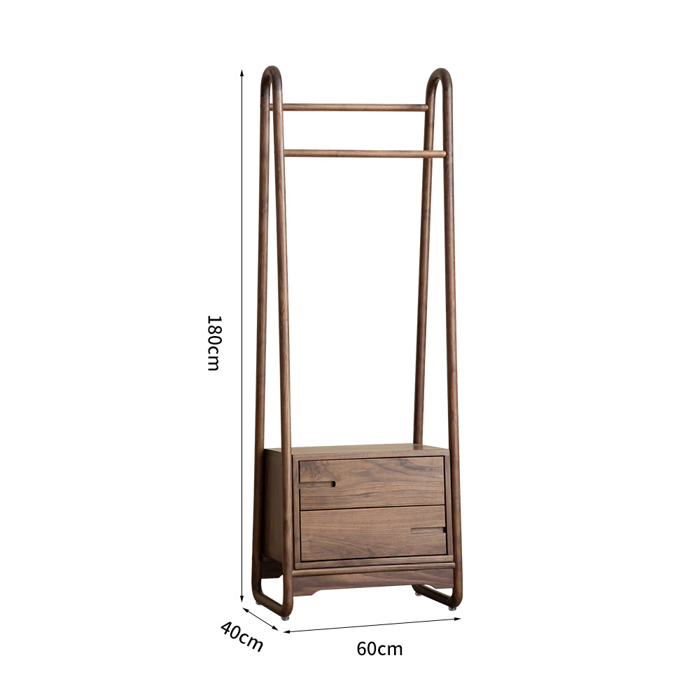 Вешалка деревянная с 2- мя ящиками Moon Walnut Furniture Вешалка деревянная с 2- мя ящиками Moon Walnut Furniture в Челябинске