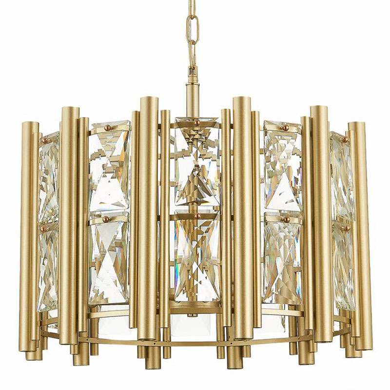 Люстра Rivelen Chandelier D50 Золотой Шампань Прозрачное Стекло Люстра Rivelen Chandelier D50 Золотой Шампань Прозрачное Стекло в Челябинске | Loft Concept