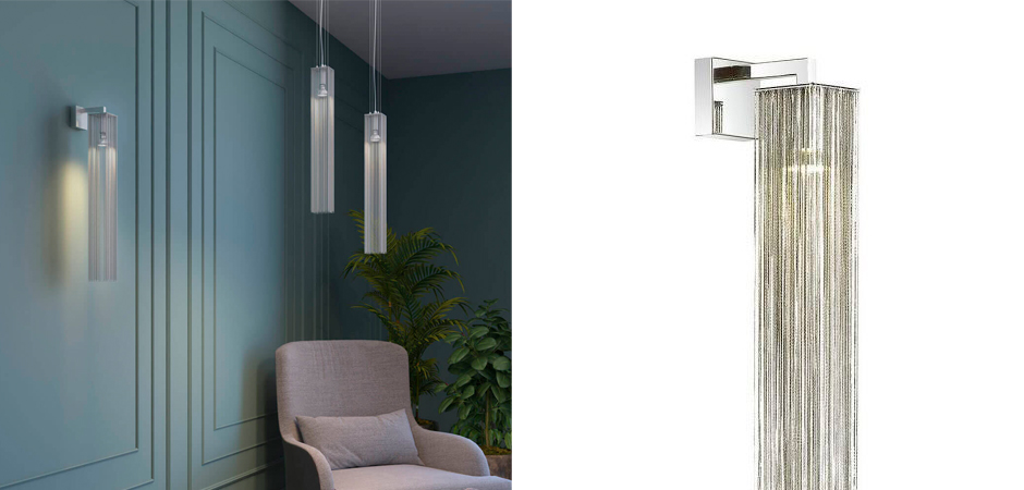 Бра Atlantis Chain Nickel One Sconces Бра Atlantis Chain Nickel One Sconces - Loft-Concept в Челябинске