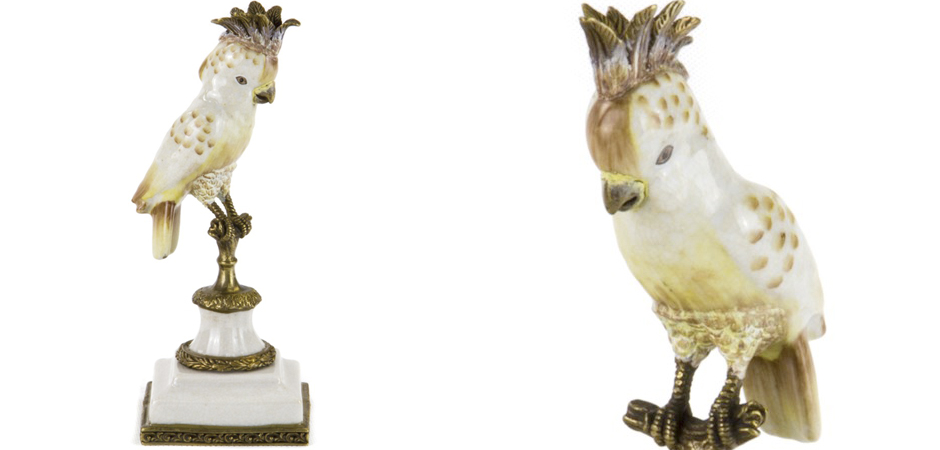 Статуэтка White Crested Parrot Статуэтка White Crested Parrot - Loft-Concept в Челябинске