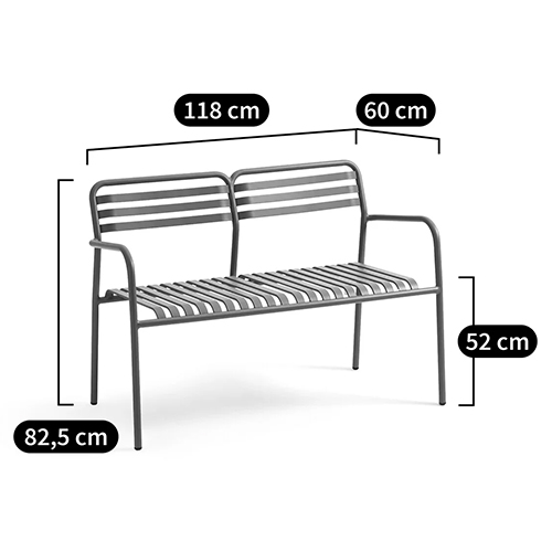 Скамья из алюминия Mack Metal Bench Green Скамья из алюминия Mack Metal Bench Green в Челябинске